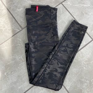 Faux Leather Camo Leggings SPANX